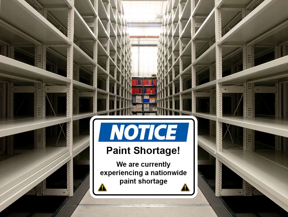 The Paint Shortage What Caused It and What to Expect A & K Painting